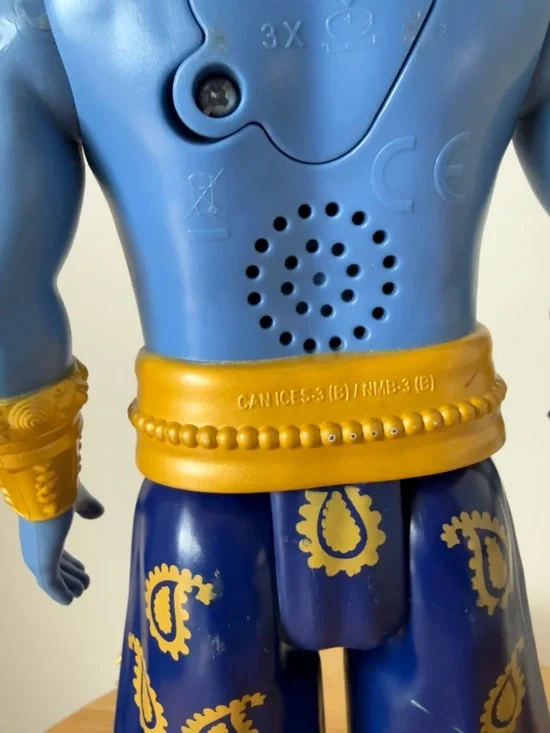 Disney Live Action Aladdin 2018 Hasbro Singing Will Smith Genie Doll Figure 12” - Picture 5 of 9